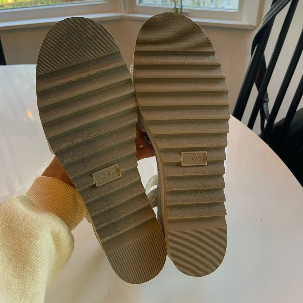NWOB Toms Diana Wedge Espadrille Sandal - 9.5